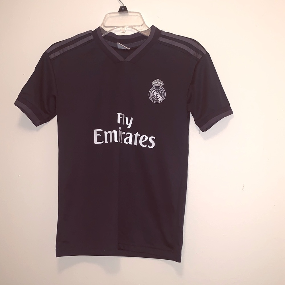 Real Madrid Away Jersey Ronaldo Youth Small Fly Emirates